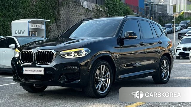 BMW X3 (G01) 2021 Черный из Кореи