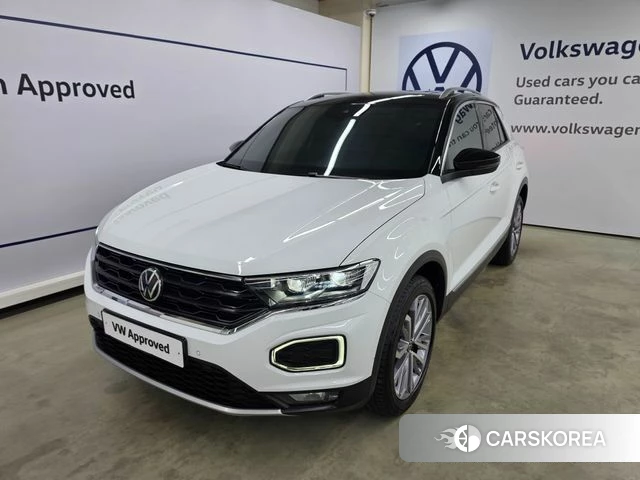 Volkswagen T-Roc 2022 Белый из Кореи