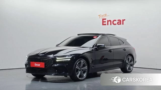 Genesis The New G70 Shooting Brake 2024 Черный из Кореи