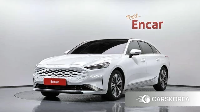 Kia K8 Hybrid 2023 Белый из Кореи