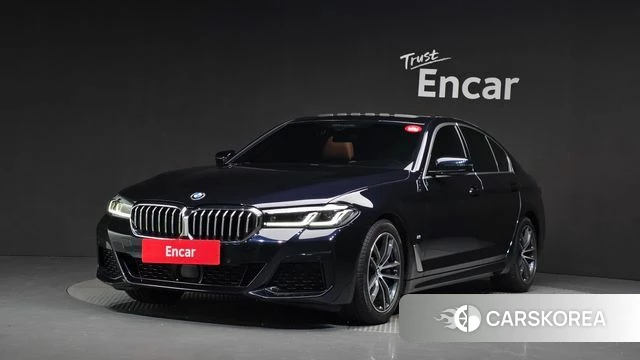 BMW 5 Series (G30) 2023 Черный из Кореи