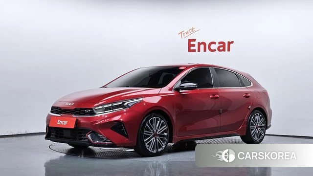 Kia The New K3 2nd generation 2021 Красный из Кореи