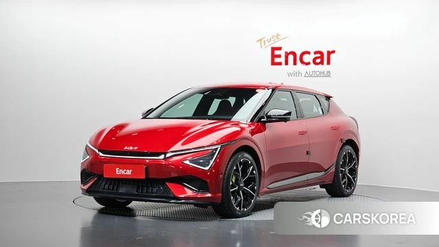 Kia The New EV6 2025 Красный из Кореи