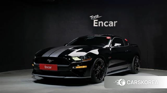 Ford Mustang 2019 Черный из Кореи