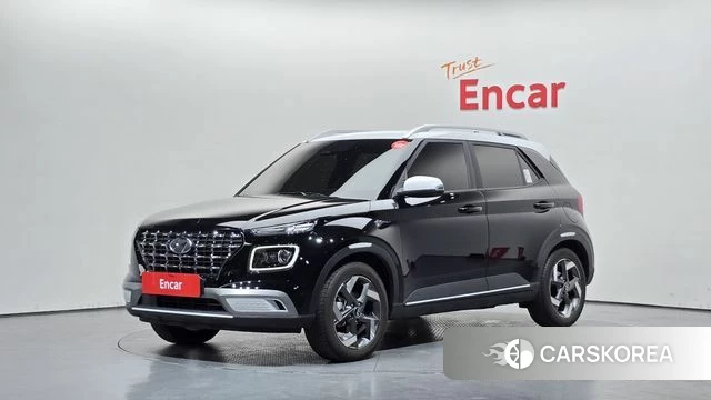 Hyundai Venue 2023 Черный из Кореи