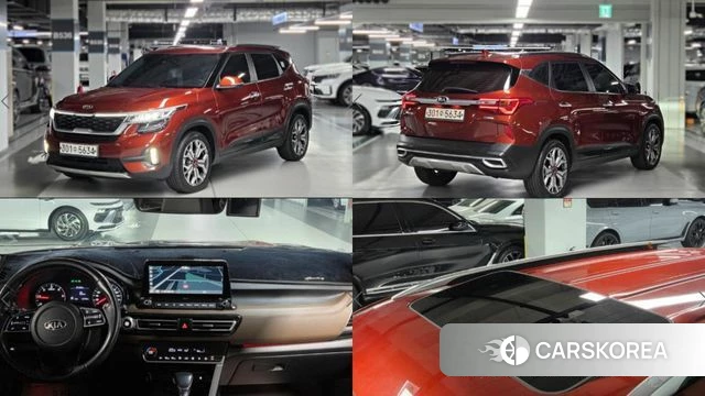 Kia Seltos 2020 Красный из Кореи