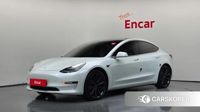 Tesla Model 3 2020 Белый из Кореи