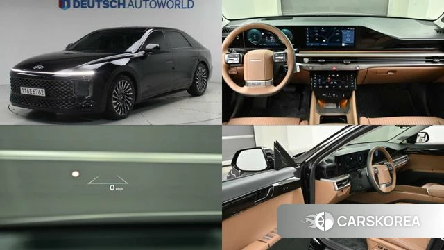 Hyundai Grandeur Hybrid (GN7) 2023 Черный из Кореи