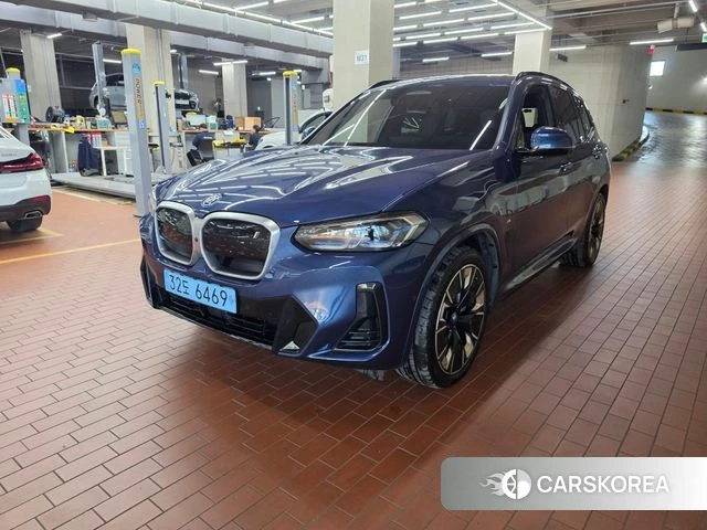 BMW iX3 2023 Синий из Кореи