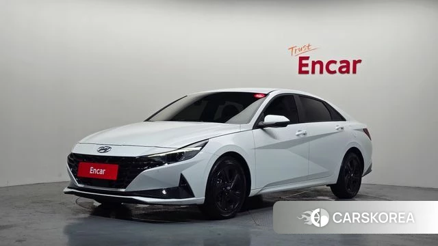 Hyundai Avante (CN7) 2022 Белый из Кореи