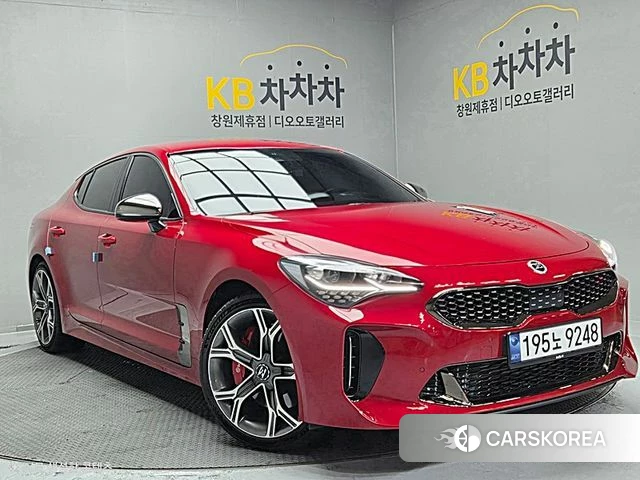 Kia Stinger 2019 Красный из Кореи