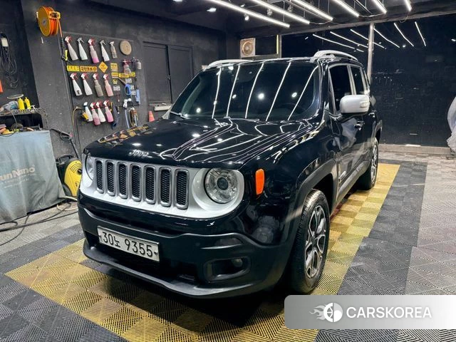 Jeep Renegade 2018 Черный из Кореи