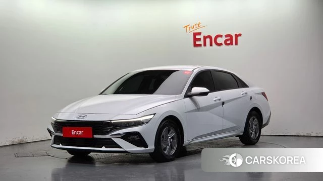Hyundai The New Avante (CN7) 2023 Белый из Кореи