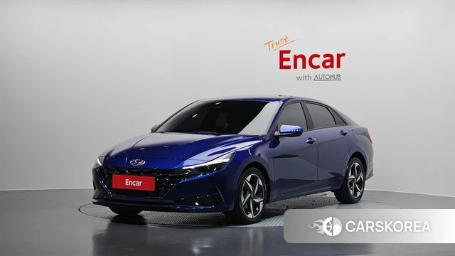 Hyundai Avante (CN7) 2020 Синий из Кореи