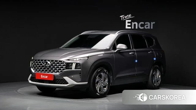 Hyundai The New Santa Fe 2021 Серый из Кореи