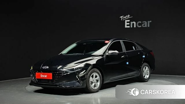 Hyundai Avante (CN7) 2022 Черный из Кореи