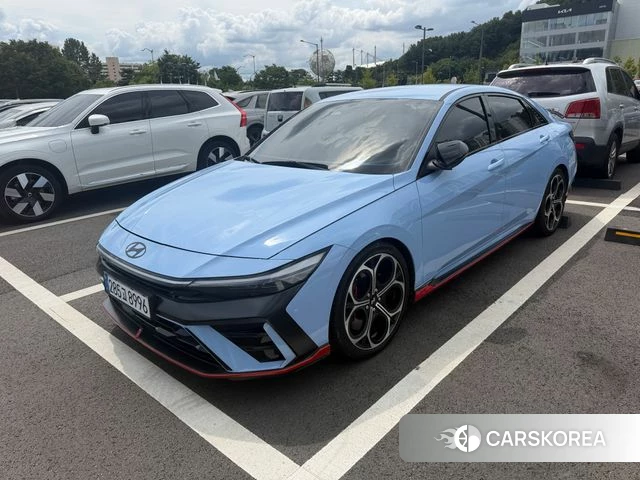 Hyundai The New Avante (CN7) 2025 Небесно-голубой из Кореи