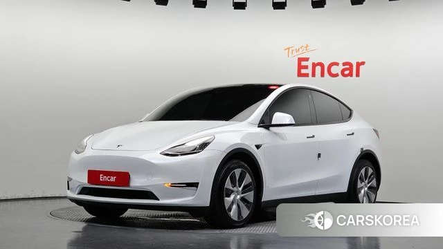 Tesla Model Y 2022 Белый из Кореи