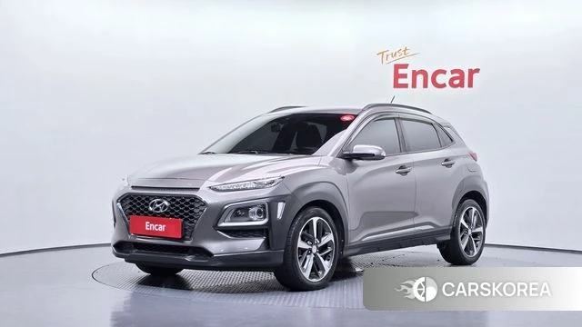 Hyundai Kona 2018 Серебристо-серый из Кореи