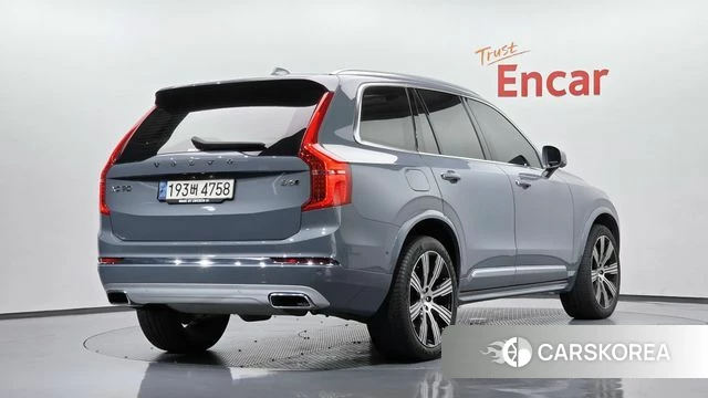Volvo XC90 second Generation 2021 Небесно-голубой из Кореи