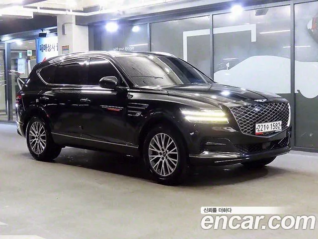 Genesis GV80 2021 Черный из Кореи