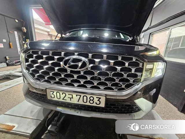Hyundai The New Santa Fe 2021 Черный из Кореи