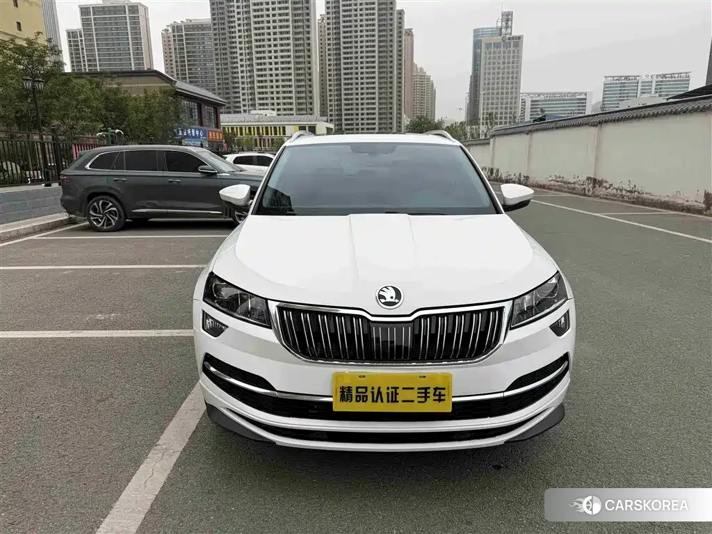 Skoda Karoq 2022 Белый из Китая