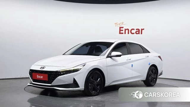 Hyundai Avante (CN7) 2022 Белый из Кореи