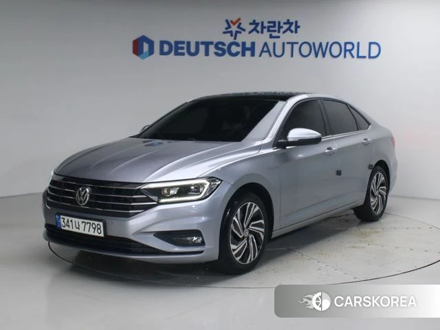Volkswagen 7th Generation of Jetta 2021 Серебристо-серый из Кореи