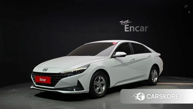 Hyundai Avante (CN7) 2021 Белый из Кореи