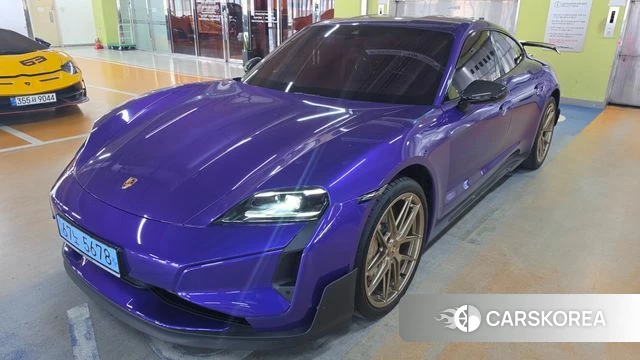 Porsche Taycan 2025 Синий из Кореи