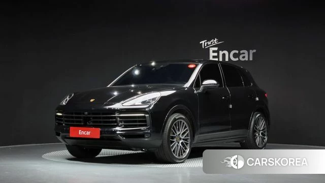 Porsche Cayenne (PO536) 2023 Черный из Кореи