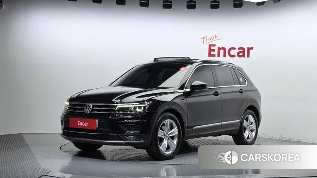 Volkswagen Tiguan second Generation 2020 Черный из Кореи
