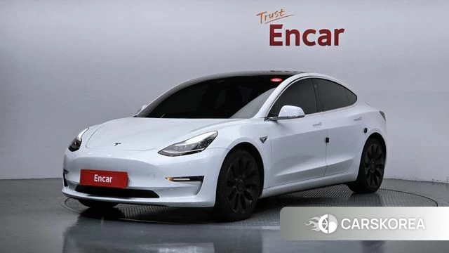 Tesla Model 3 2020 Белый из Кореи