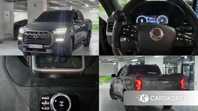 Ssangyong The New Rexton Sports Cannes 2023 Зеленый из Кореи