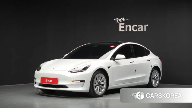 Tesla Model 3 2021 Белый из Кореи