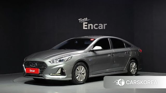 Hyundai Sonata New Rise Hybrid 2018 Серый из Кореи