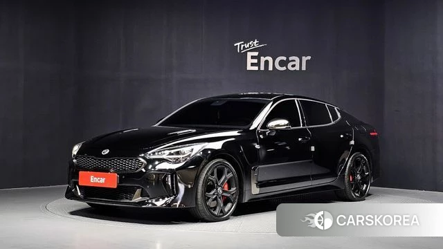 Kia Stinger 2018 Черный из Кореи
