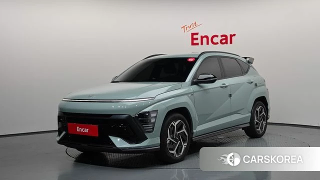 Hyundai Kona Hybrid (SX2) 2024 Зеленый из Кореи