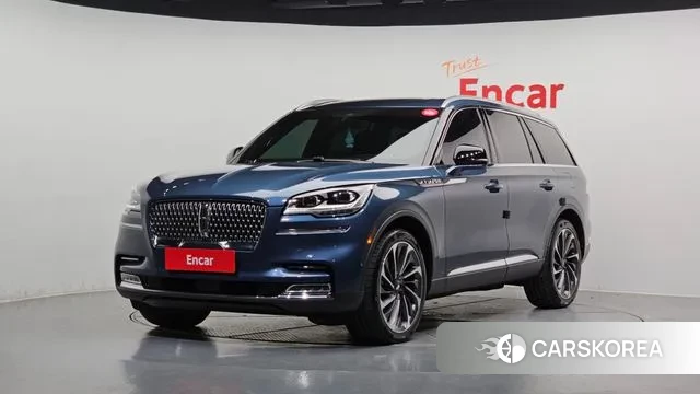 Lincoln Aviator 2nd generation 2020 Синий из Кореи