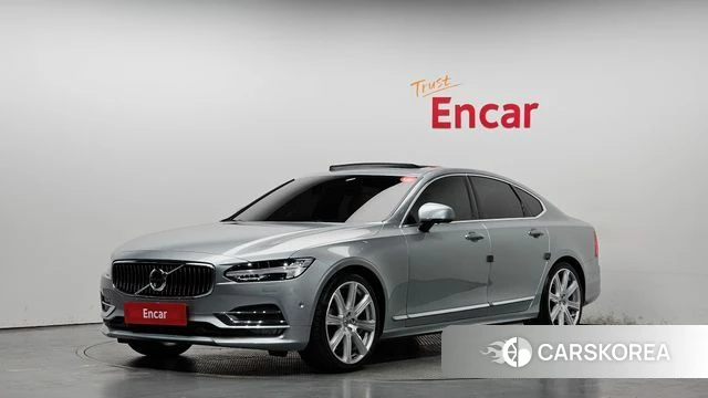 Volvo S90 2019 Серебристо-серый из Кореи