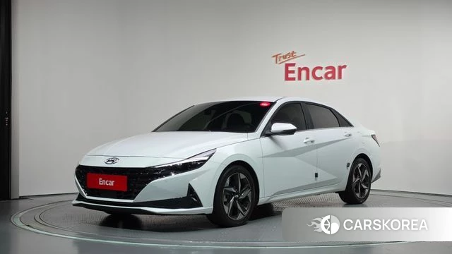 Hyundai Avante (CN7) 2022 Белый из Кореи