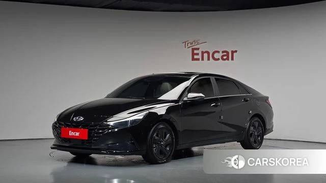 Hyundai Avante (CN7) 2023 Черный из Кореи