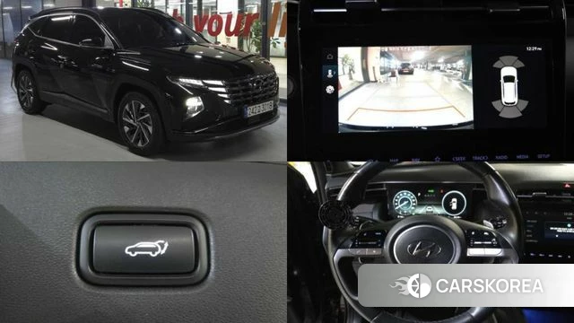 Hyundai The New Tucson Hybrid (NX4) 2020 Черный из Кореи