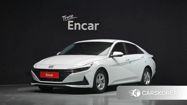 Hyundai Avante (CN7) 2020 Белый из Кореи