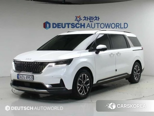 Kia Carnival 4th generation 2023 Белый из Кореи