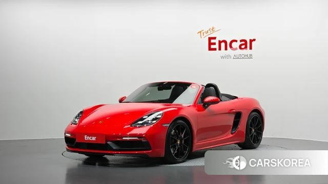 Porsche 718 Boxster 2024 Красный из Кореи