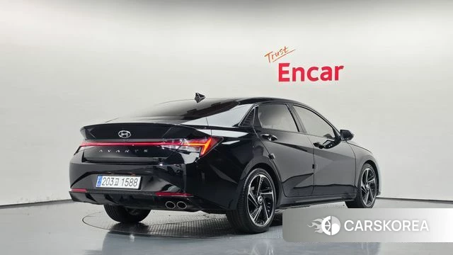 Hyundai Avante (CN7) 2020 Черный из Кореи