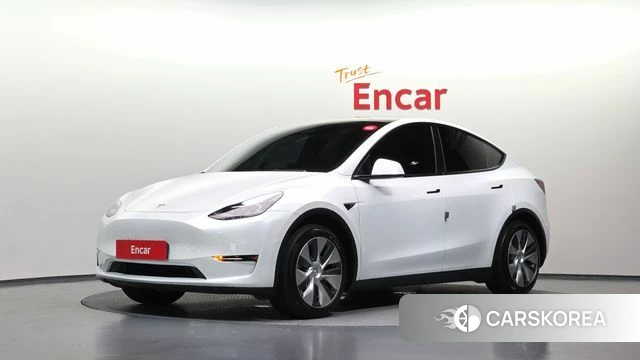 Tesla Model Y 2021 Белый из Кореи