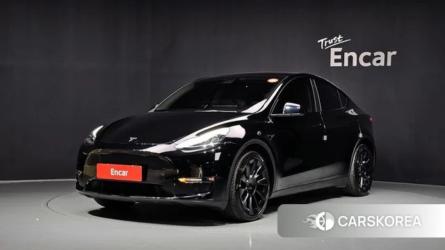 Tesla Model Y 2022 Черный из Кореи